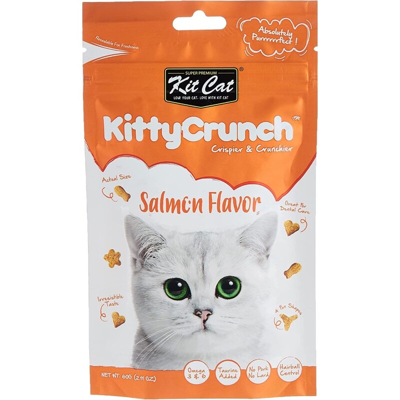 Kit Cat Kitty Crunch Salmon Flavor (60 g) Kit Cat Kitty Crunch Salmon Flavor (60 g)