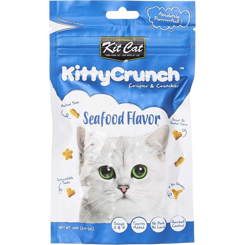 Kit Cat Kitty Crunch Seafood Flavor (60 g) Kit Cat Kitty Crunch Seafood Flavor (60 g)