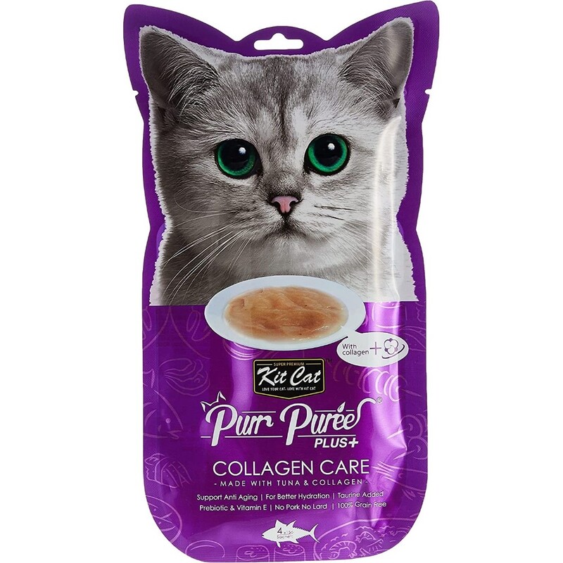 Kit Cat Puree Plus Collagencare (Tuna) 60 grm