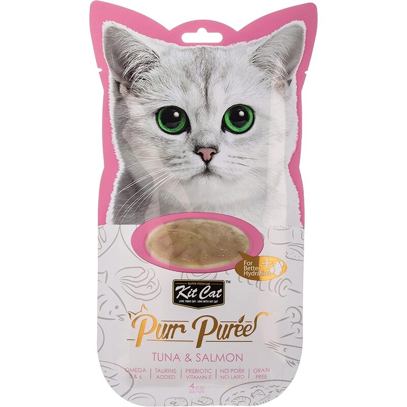 Kit Cat Puree Tuna & Salmon