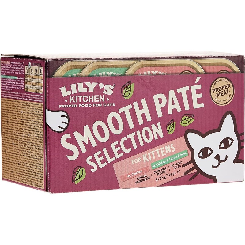 Lily's Kitchen Pate For Kittens Multipack Wet Cat Food (85G)