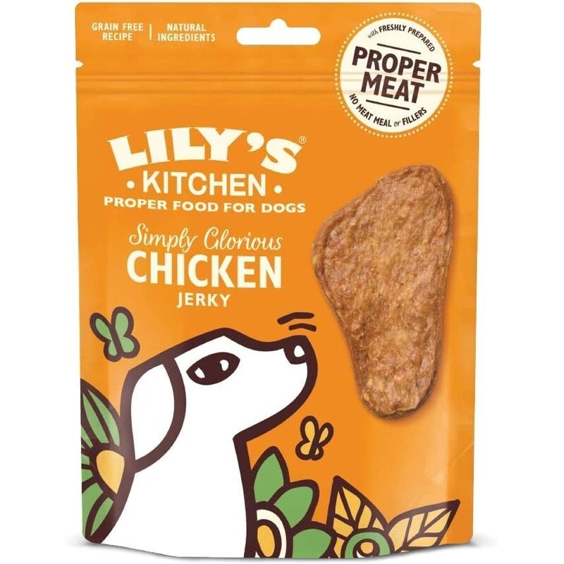 Lily's Kitchen Simply Glorious Chicken Jerky Dog Treats (70 g) Lily's Kitchen Simply Glorious Chicken Jerky Dog Treats (70 g)