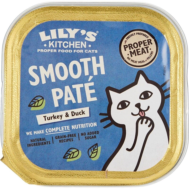Lily's Kitchen Turkey & Duck Pate Wet Cat Food (85G) Lily's Kitchen Turkey & Duck Pate Wet Cat Food (85G)