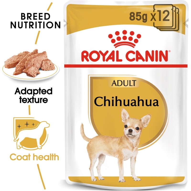 Royal Canin Breed Health Nutrition Chihuahua Adult Wet Food Pouches (12 x 85g)