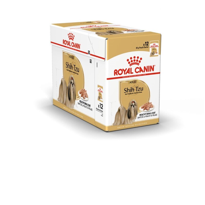 Royal Canin Breed Health Nutrition Shih Tzu Wet Food Pouches (12 x 85g)