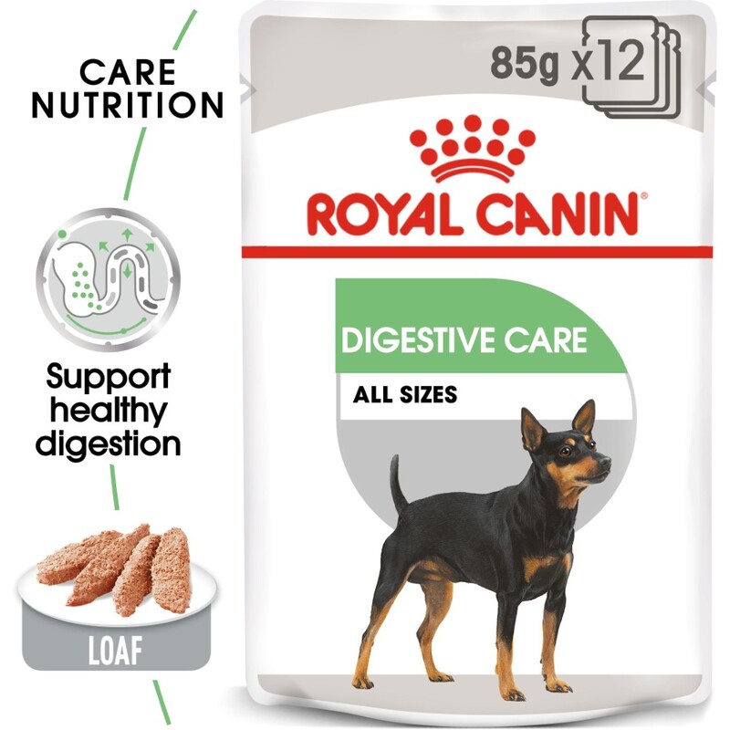 Royal Canin Canine Care Nutrition Digestive Care Wet Food Pouches (12 x 85g) Royal Canin Canine Care Nutrition Digestive Care Wet Food Pouches (12 x 85g)