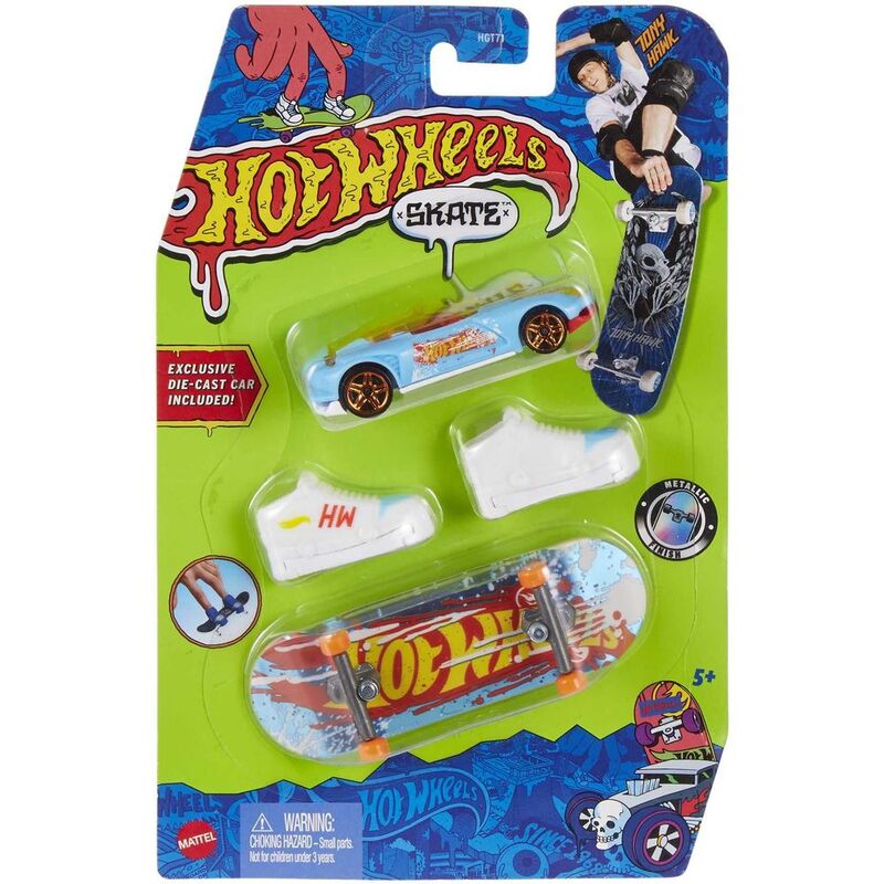 Hot Wheels Skates Fingerboard with Diecast Model Car HGT76 Hot Wheels Skates Fingerboard with Diecast Model Car HGT76