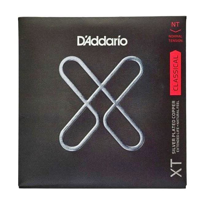 D'Addario XTC45 XT Classical Silver Plated Copper Classical Guitar Strings Normal Tension