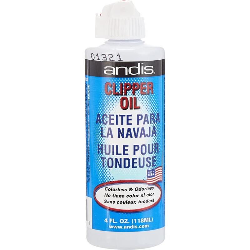 Andis Pet Clipper Oil Dispenser Bottle - 118 ml - Blue - 03712108 - 4 Oz