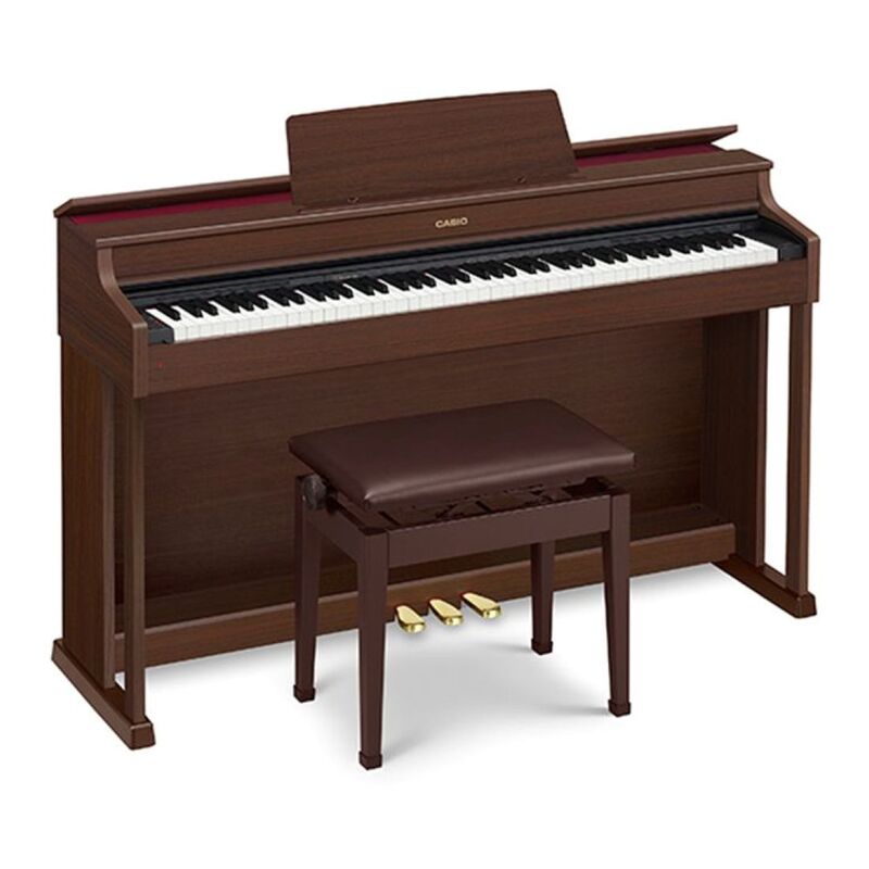 Casio AP-470 Celviano 88-Key Digital Piano with Bench - Brown