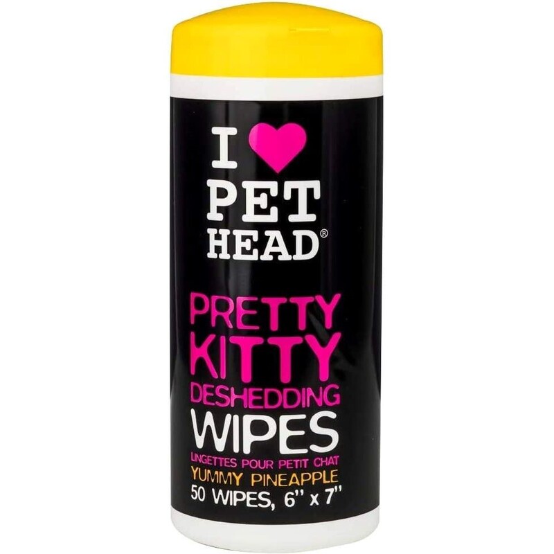 Pet Head Tphc4 Pretty Kitty Wipes 50Pk Pineapple De Shed Wipes Pet Head Tphc4 Pretty Kitty Wipes 50Pk Pineapple De Shed Wipes