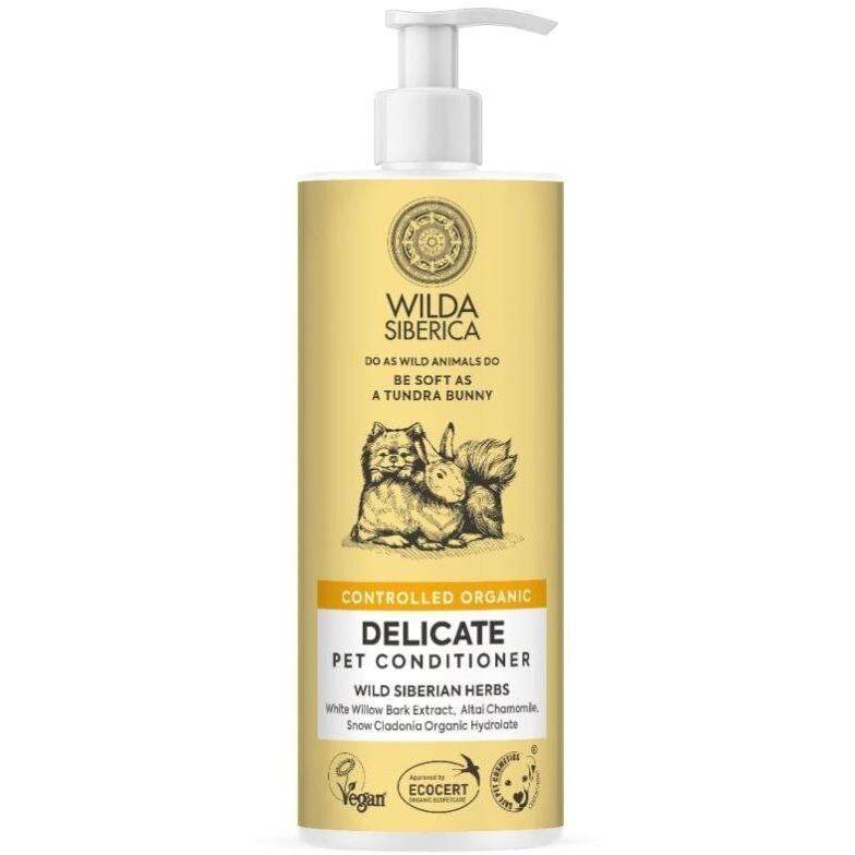 Wilda Siberica Controlled Organic - Natural & Vegan Delicate Pet Conditioner - 400 ml