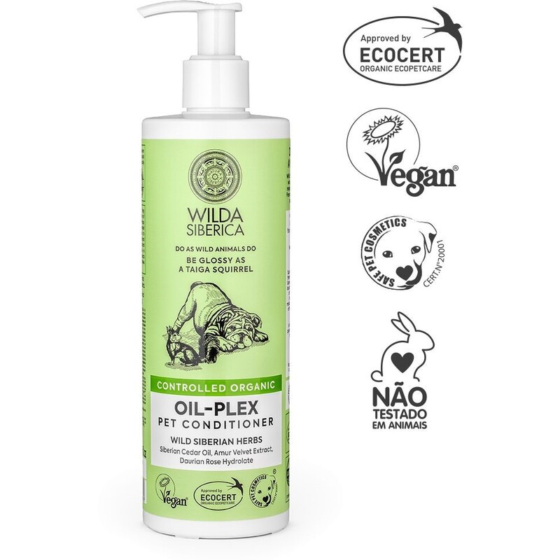 Wilda Siberica Controlled Organic - Natural & Vegan Oil-Plex Pet Conditioner - 400 ml