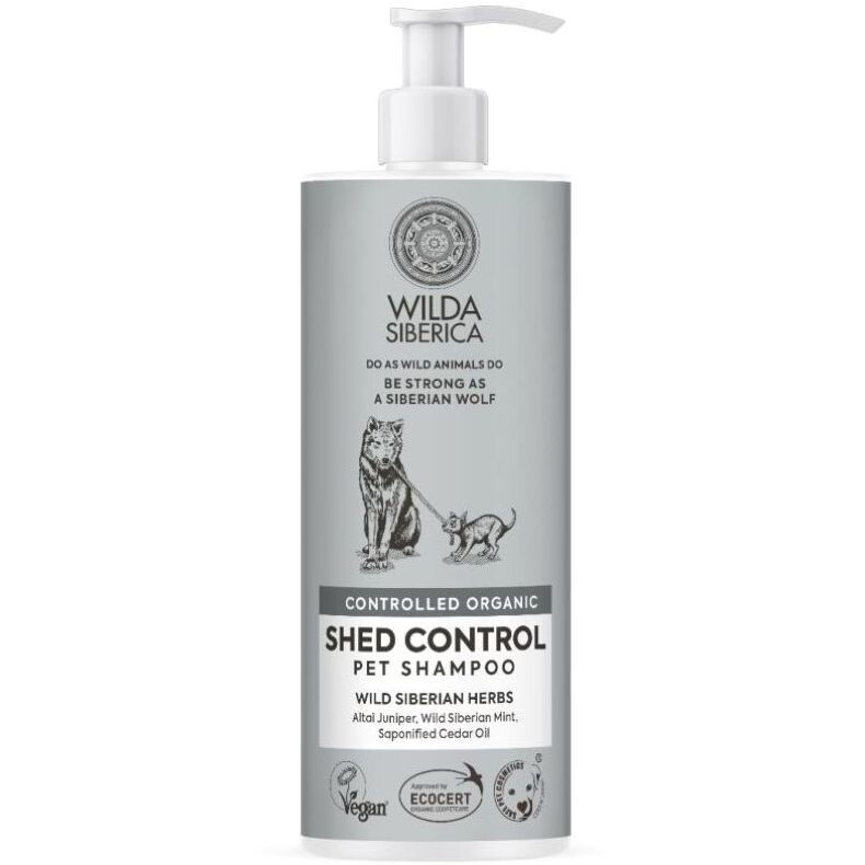 Wilda Siberica Controlled Organic - Natural & Vegan Shed Control Pet Shampoo - 400 ml Wilda Siberica Controlled Organic - Natural & Vegan Shed Control Pet Shampoo - 400 ml