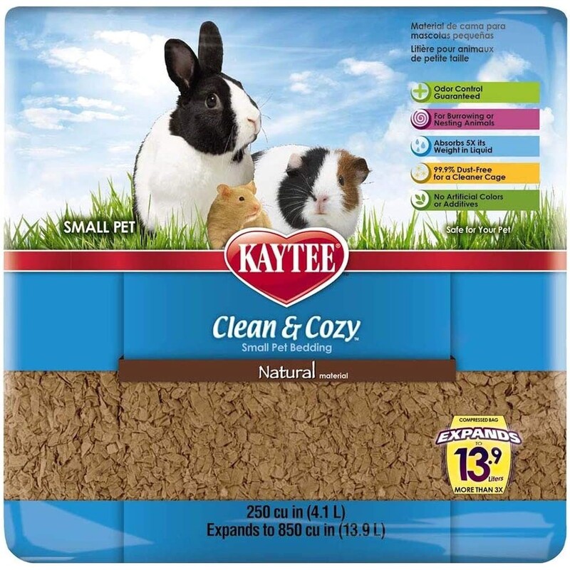 Kaytee Clean & Cozy 250 Cu In 4.3 Liters Natural Small Pet Bedding