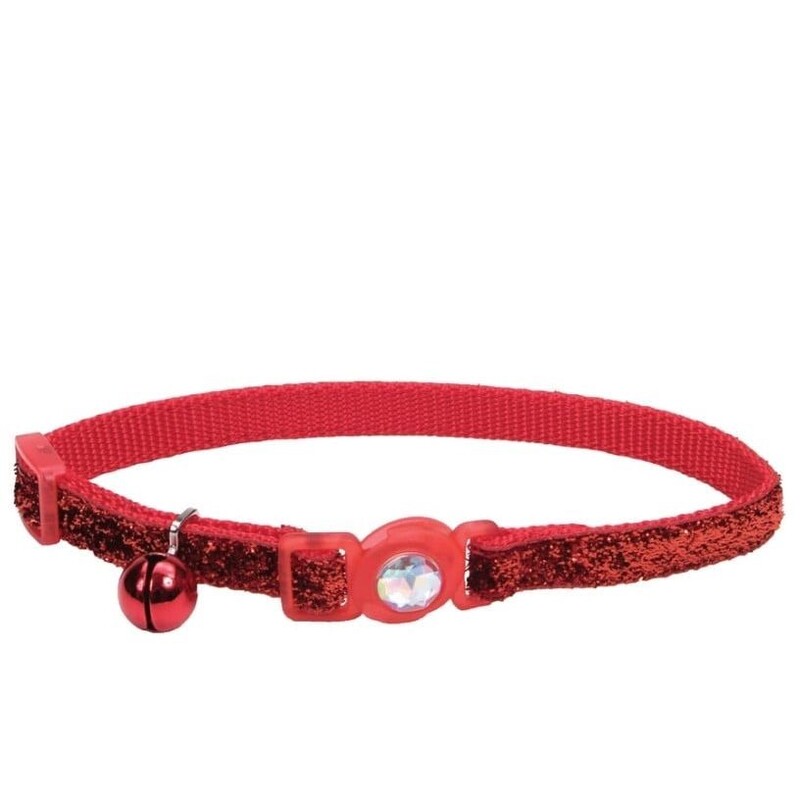 Coastal Safe Red Adjustable Breakaway Cat Collar