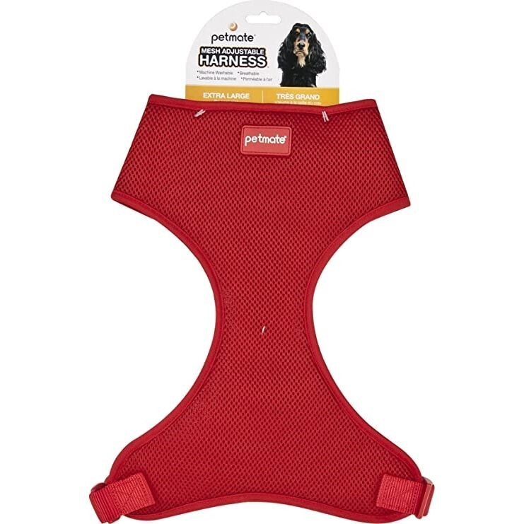 Petmate 11-13" Mesh Harness - Red - X-Small