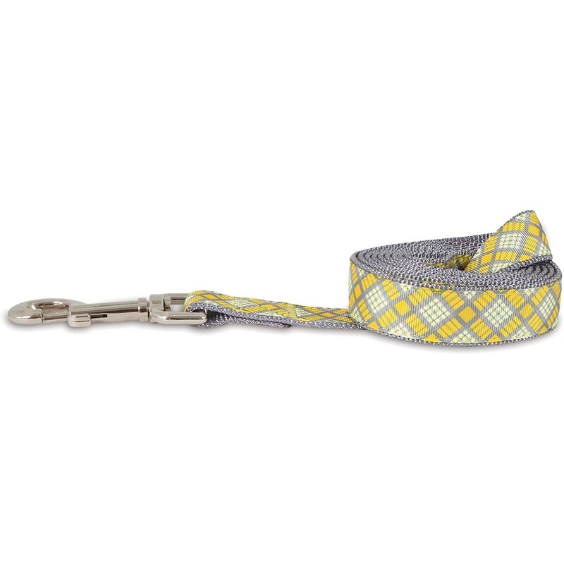 Petmate Plaid Leash - Yellow - 1" x 6' Petmate Plaid Leash - Yellow - 1" x 6'