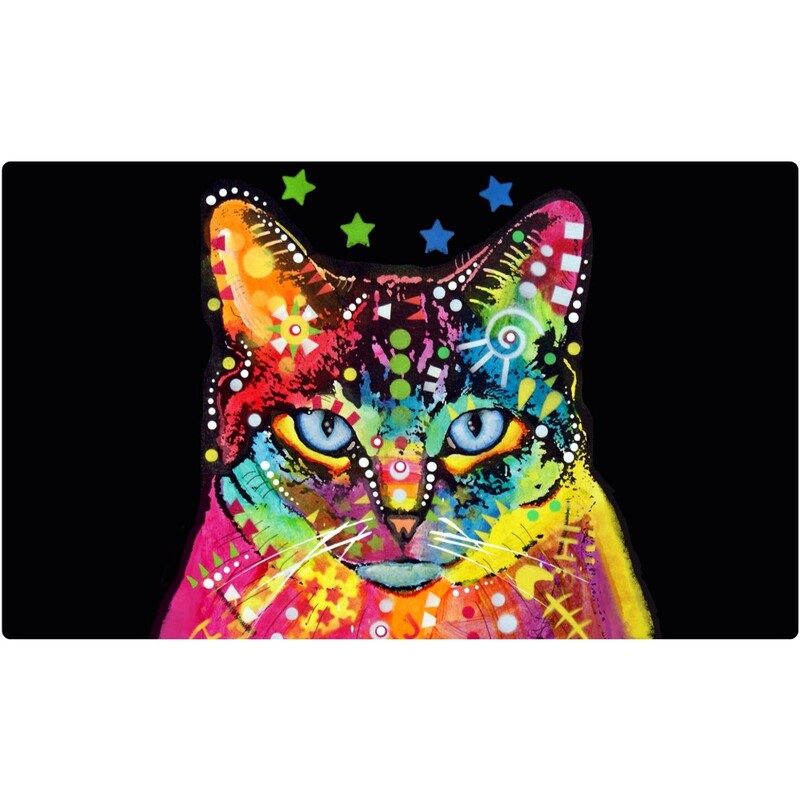 Drymate Cat Bowl Placemat Blue Eyes 12 x 20 inch/30 cm x 50 cm Drymate Cat Bowl Placemat Blue Eyes 12 x 20 inch/30 cm x 50 cm