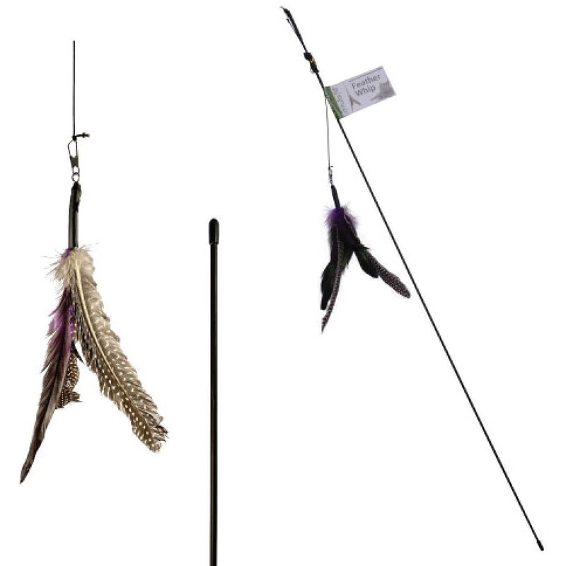 Nutrapet Feather Whip Cat Wand Nutrapet Feather Whip Cat Wand