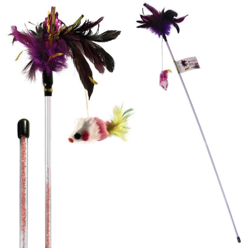 Nutrapet Flying Mouse Cat Wand Nutrapet Flying Mouse Cat Wand
