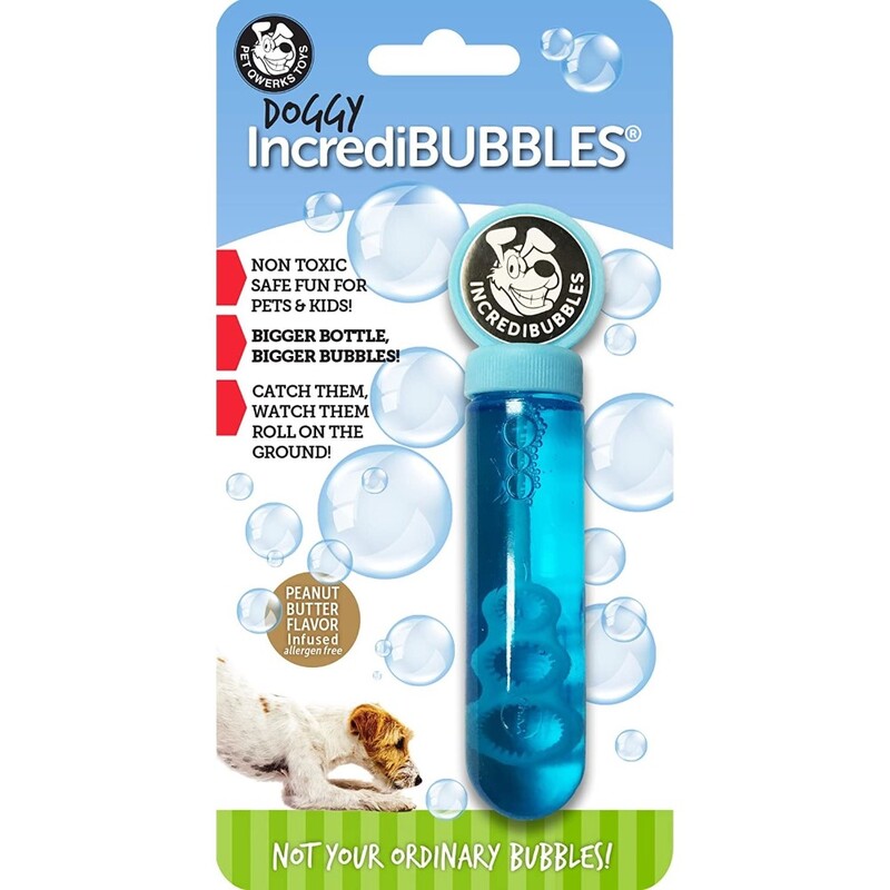 Pet Qwerks Doggy Incredibubbles with Peanut Butter Flavor