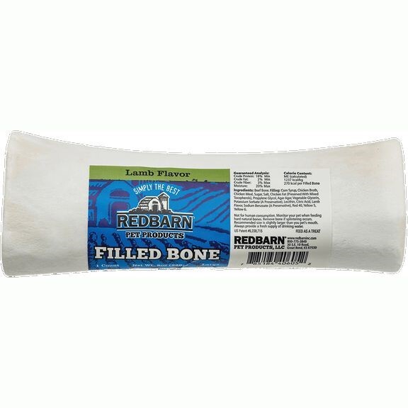 Red Barn Small Filled Bone Lamb Bones 3.5Oz/99G