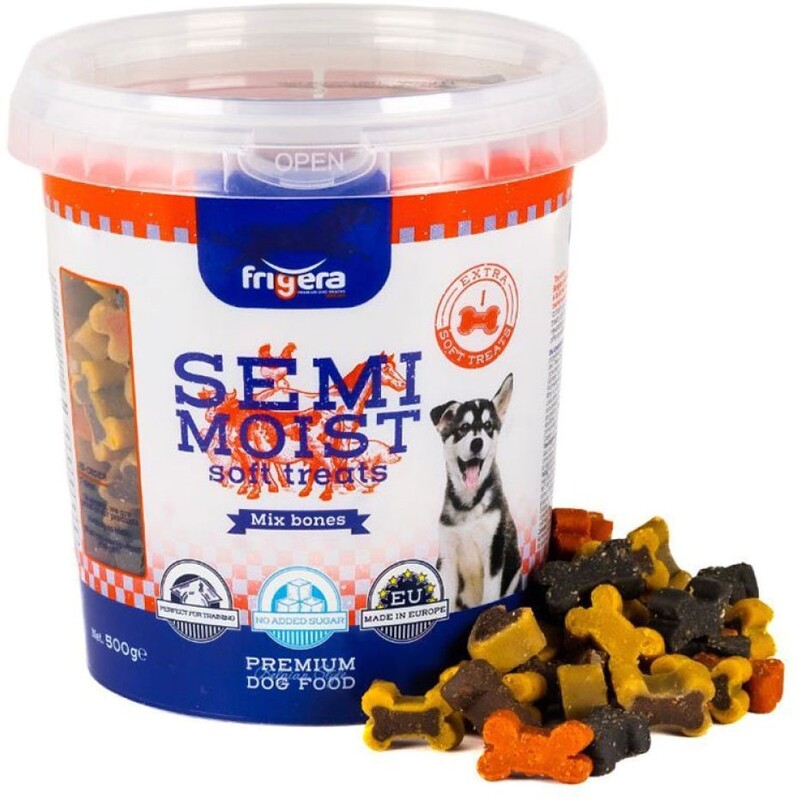 Frigera Semi-Moist Soft Treats Mix Bones 500 g