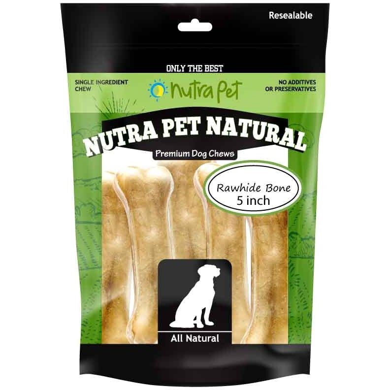 Nutrapet Rawhide Bone 5 Inch