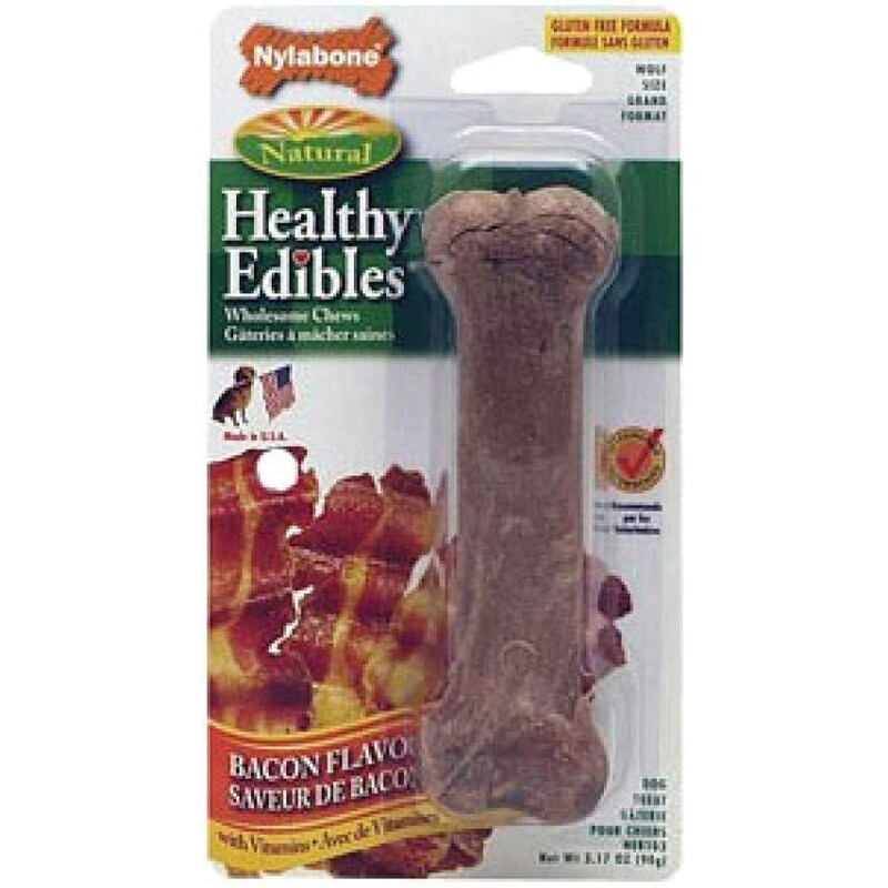 Nylabone Healthy Edible Bacon with Vitamins Bl