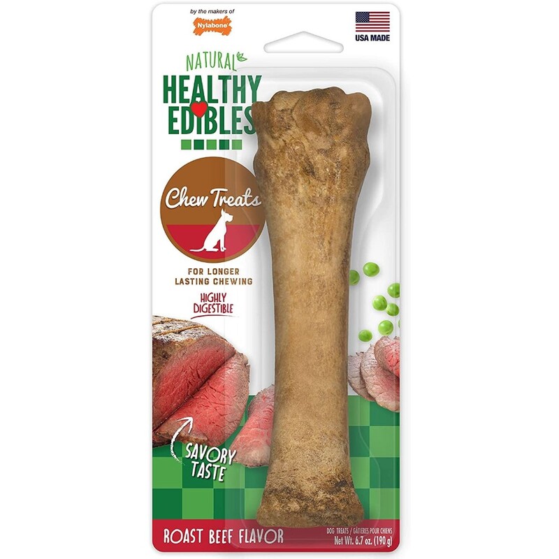 Nylabone Healthy Edible Roast Beef Bl - Souper Nylabone Healthy Edible Roast Beef Bl - Souper