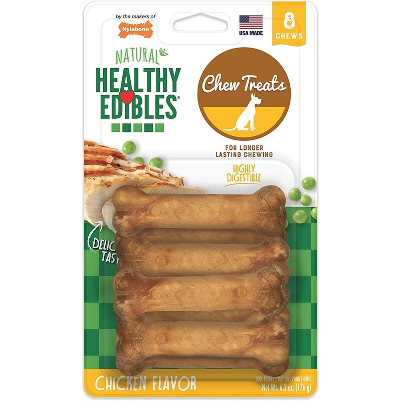 Nylabone Healthy Edibles Longer Lasting Chicken Petite 8Ct Nylabone Healthy Edibles Longer Lasting Chicken Petite 8Ct