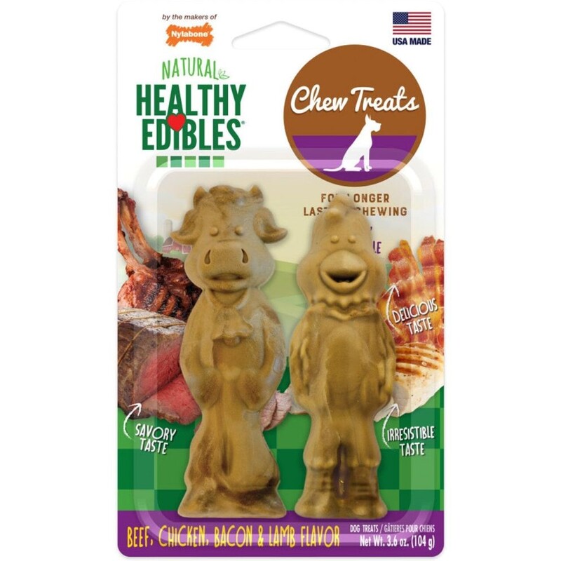 Nylabone Healthy Farm Friends Twin Pack Bl