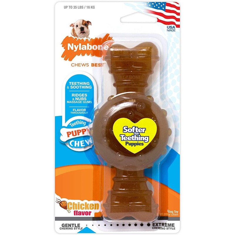 Nylabone Puppy Wolf Ring Bone