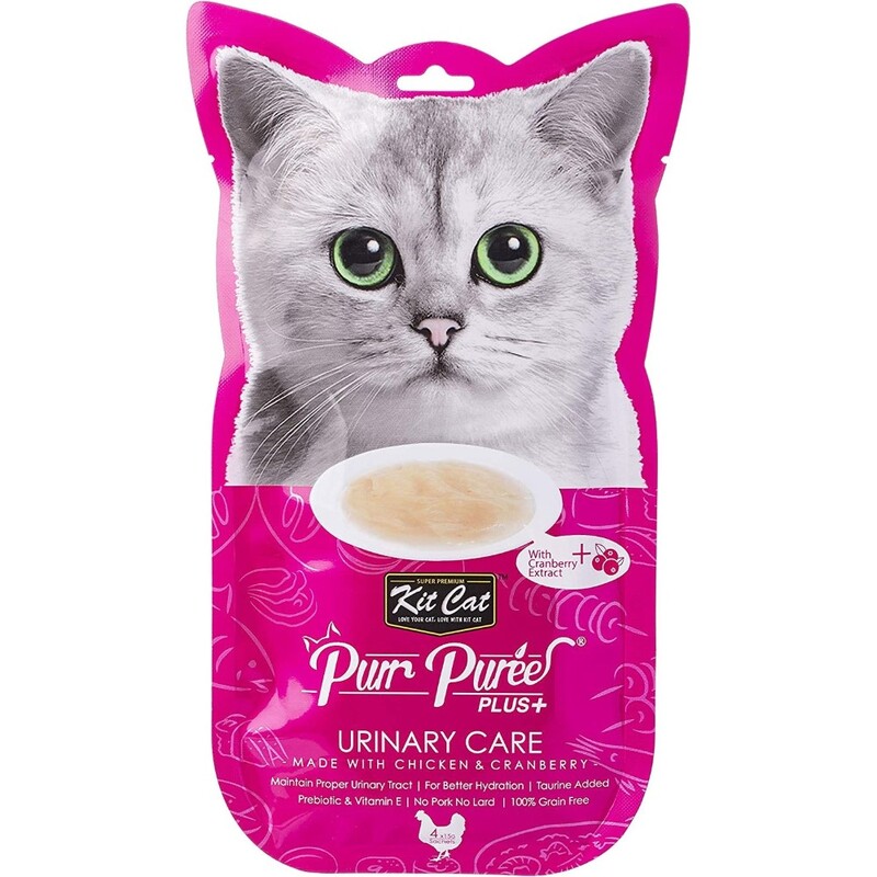 Kit Cat Pureeplus Urinary Care (Chicken) 60 grm Kit Cat Pureeplus Urinary Care (Chicken) 60 grm