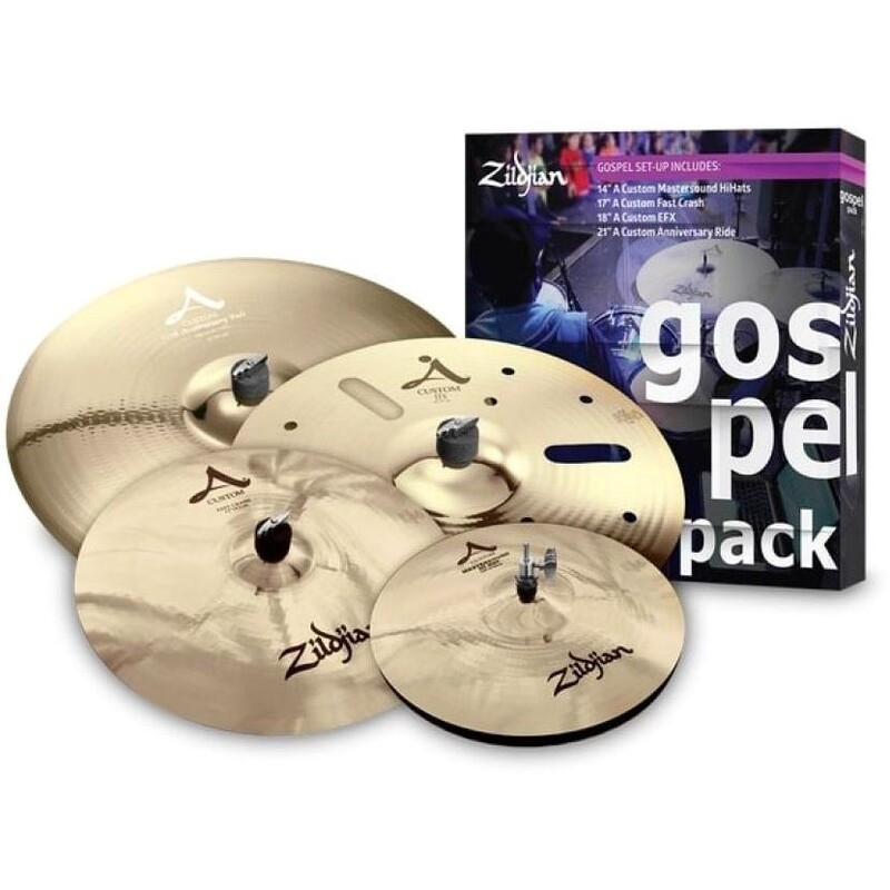 Zildjian A Custom Cymbal Set - Gospel Pack Zildjian A Custom Cymbal Set - Gospel Pack