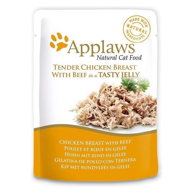 Applaws Cat Chicken with Beef 70g Jelly Pouch Applaws Cat Chicken with Beef 70g Jelly Pouch