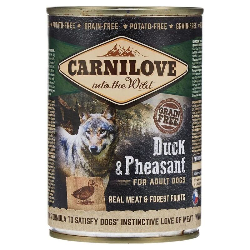 Carnilove Duck & Pheasant For Adult Dogs (Wet Food Cans) 400g