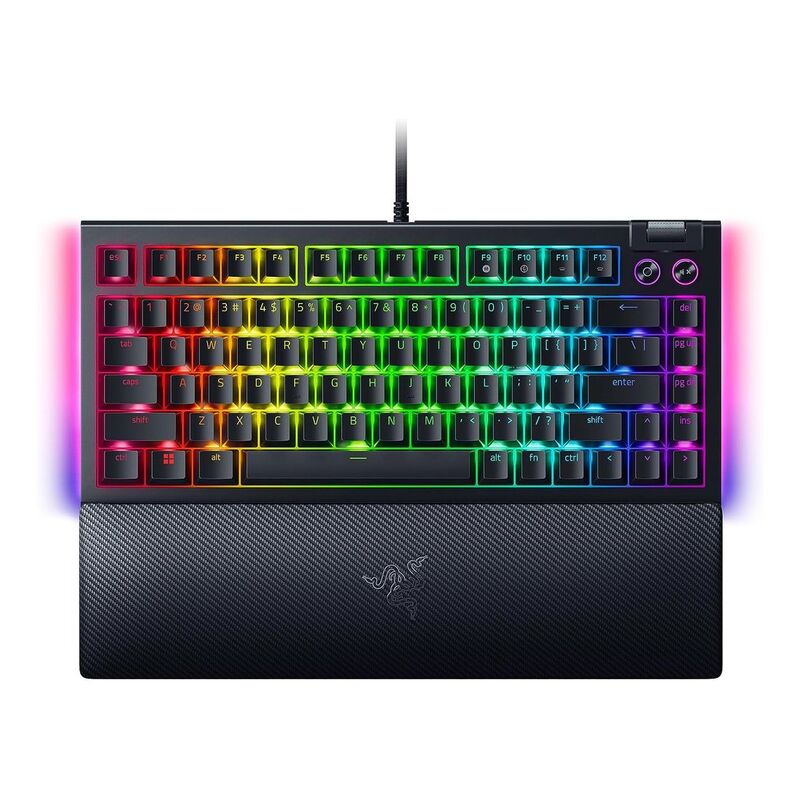 Razer BlackWidow V4 75% Hot-Swappable Mechanical Gaming Keyboard - Black (US English)