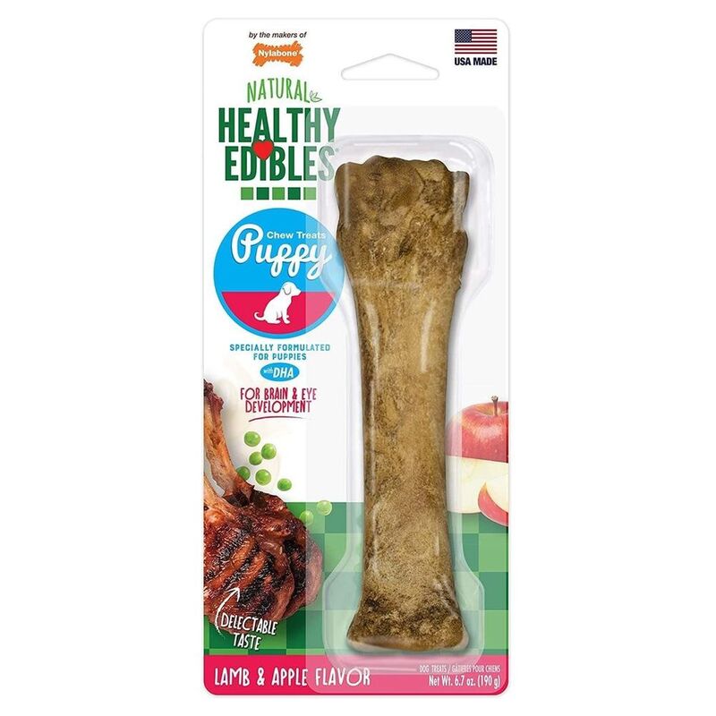 Nylabone Healthy Edibles Puppy Lamb & Apple 1Ct Souper