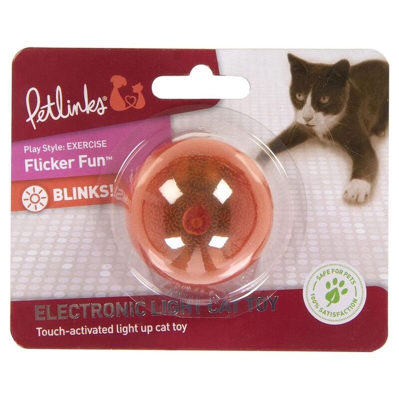 Petlinks Flicker Fun Light Ball Toy