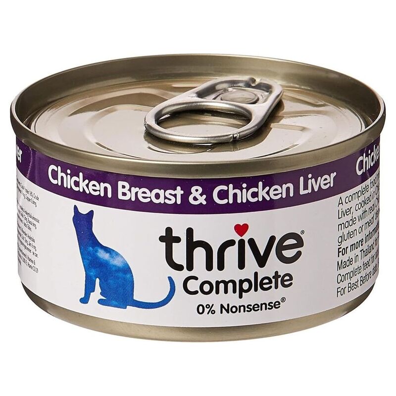 Thrive Complete Cat Chicken & Liver Wet Food 75g Thrive Complete Cat Chicken & Liver Wet Food 75g