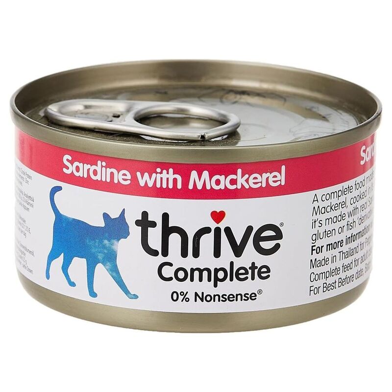 Thrive Complete Cat Sardine with Mackerel In Gravy 75g Thrive Complete Cat Sardine with Mackerel In Gravy 75g