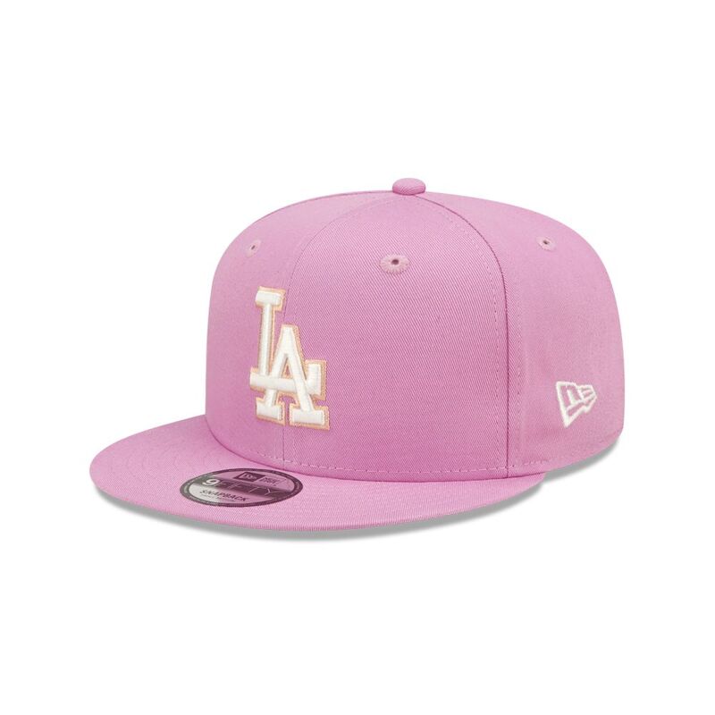 New Era MLB Pastel Patch Los Angeles Dodgers 9Fifty Men's Snapback Cap - Pink New Era MLB Pastel Patch Los Angeles Dodgers 9Fifty Men's Snapback Cap - Pink