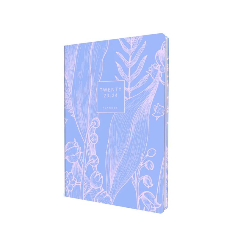 Collins Debden Tara Mid-Year 2023-2024 A5 Day-To-Page Diary - Lilac