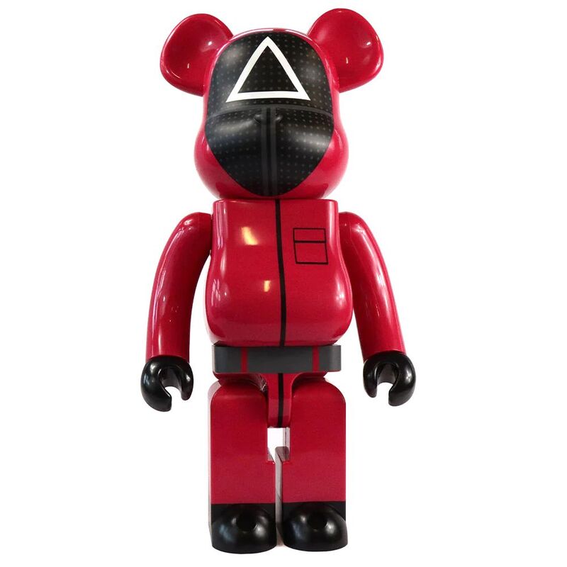 Bearbrick 1000&#37; Squid Game Guard Triangle Figure (72cm)