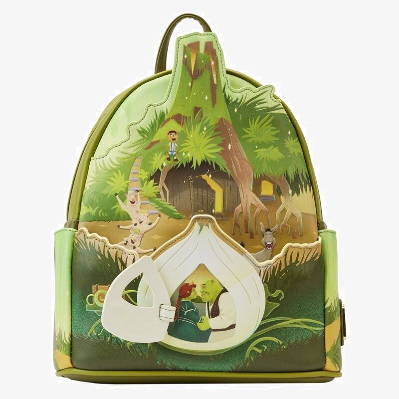 Loungefly Leather Shrek Happily Ever After Mini Backpack