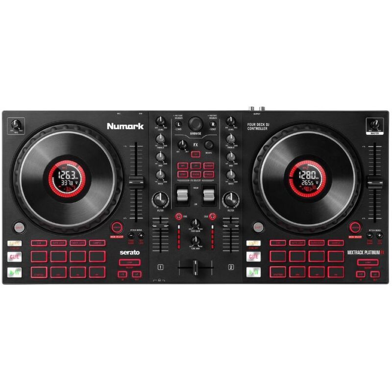 Numark MIXTRACK-PLATINUM-FX 4-Deck Advanced Dj Controller - Black Numark MIXTRACK-PLATINUM-FX 4-Deck Advanced Dj Controller - Black