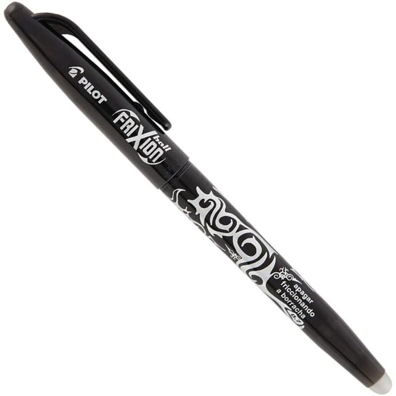 Pilot Frixion Erasable Roller Ball Pen - Black