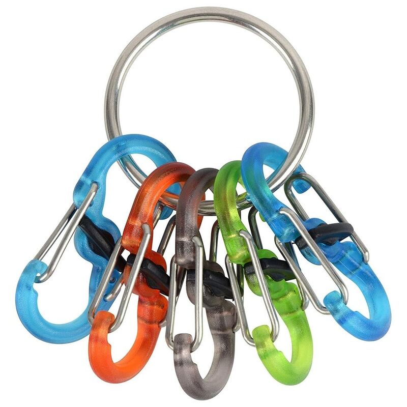 Nite Ize Keyring Locker S-Biner Aluminum Nite Ize Keyring Locker S-Biner Aluminum